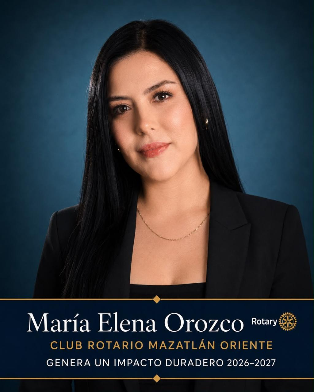 María Elena Orozco, Genera un impacto duradero 2026–2027 del Club Rotario Mazatlán Oriente